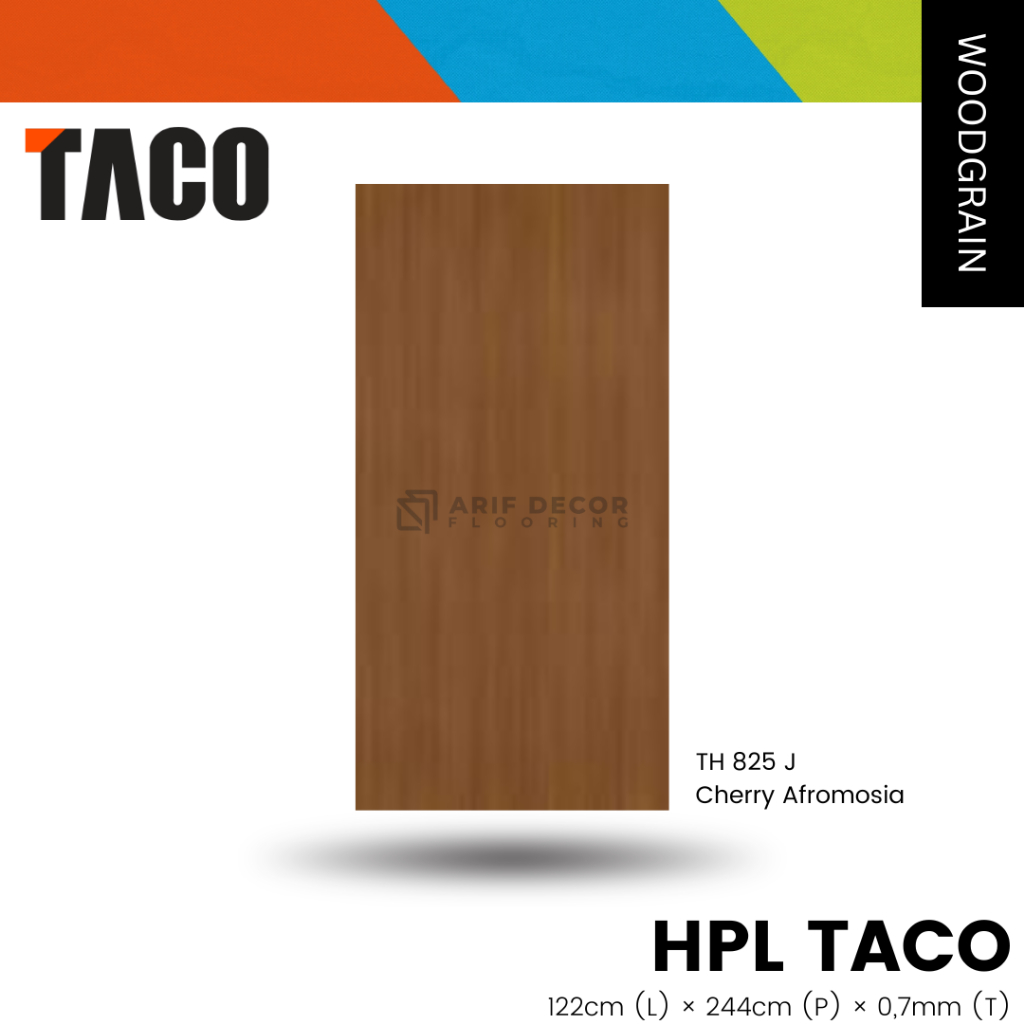 TACO HPL TH 825 J CHERRY AFROMOSIA