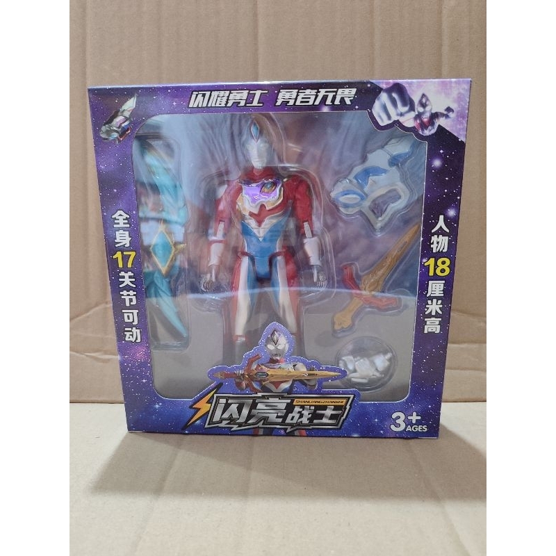 Mainan Ultraman Action Figure shf Ultraman Decker Flash