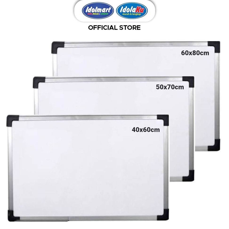 

KODE R45J IDOLMART Whiteboard Papan Tulis Putih Murah