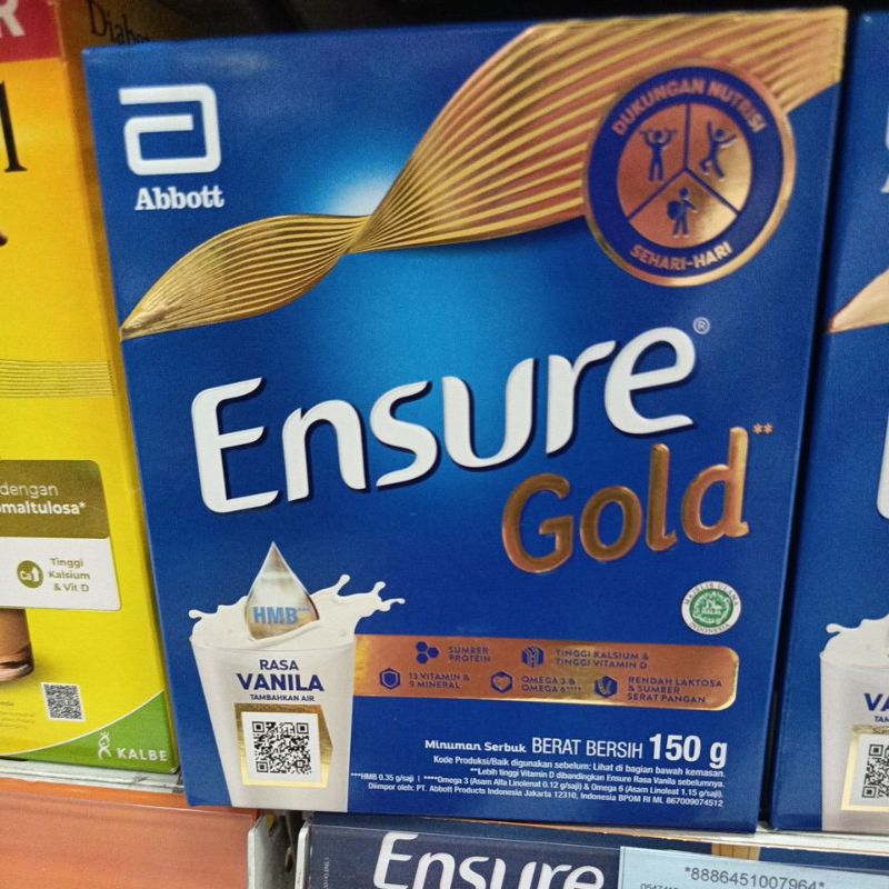 

ensure gold vanila 150gr