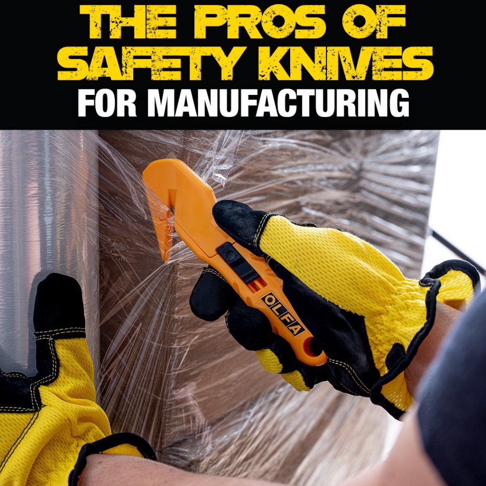 

KODE Q83Q OLFA Pisau Pemotong Tali Strapping PP SK1 21B Safety Wrap Cutter