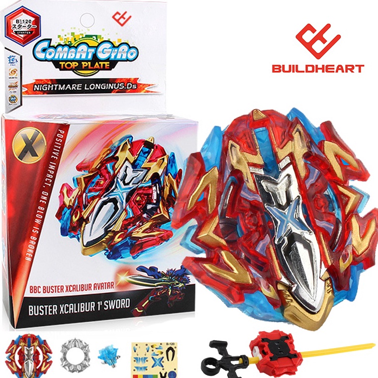 KODE N89N BUILDHEART Gasing Beyblade Mainan Gangsing Beyblade Murah Gyro Spinning Top Launcher