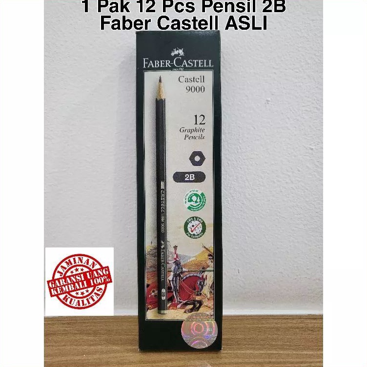 

KODE G4V Pensil faber castell 2B original kualitas no 1 12 pcs 1pak
