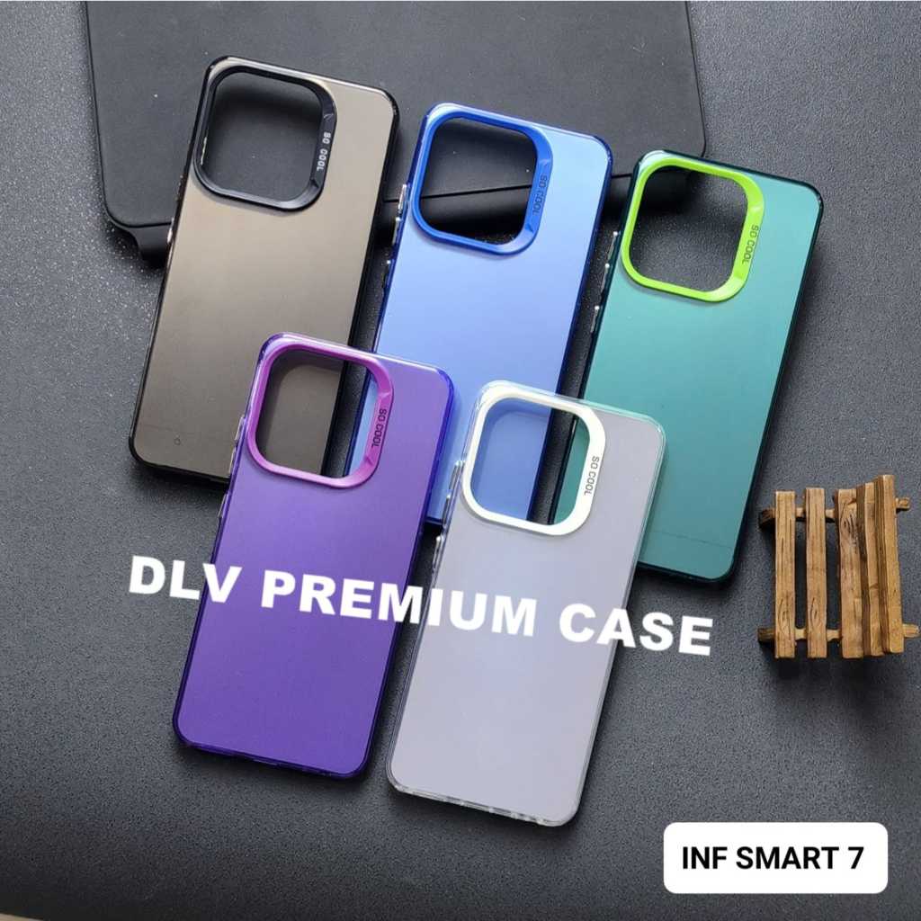 INFINIX SMART 7 CASE IMD HYBRID PLATE HOLOGRAM CASE SOCOOL INFINIX SMART 7 SC-1
