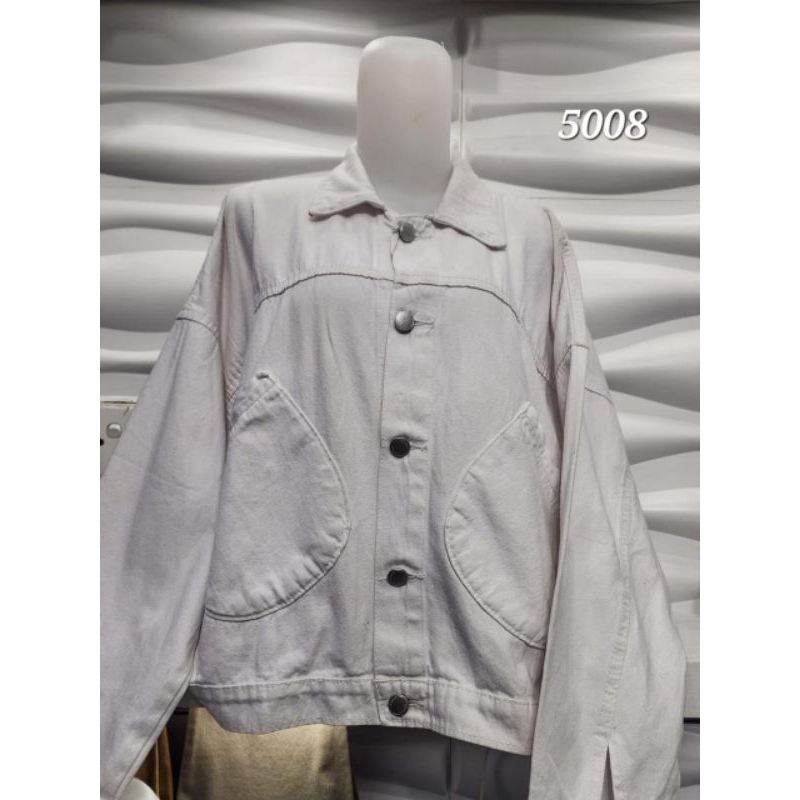 Nhas jeans jaket jeans wanita putih//jaket jeans wanita import//jaket jeans wanita denim