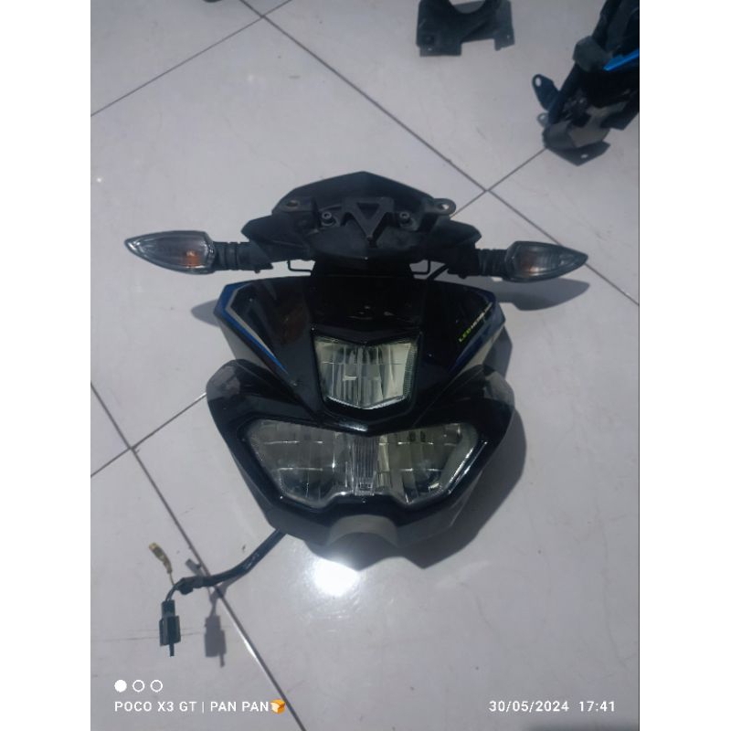 headlamp komplit yamaha xabre hitam