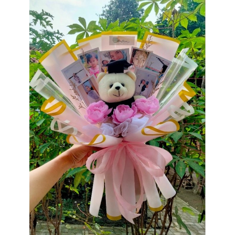 BUKET FOTO/HADIAH WISUDA/ULANG TAHUN