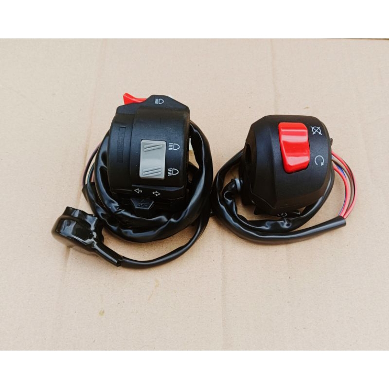 Saklar satu set kiri kanan yamaha Vixion New saklar kiri yamaha vixon new saklar kanan yamaha vixon 