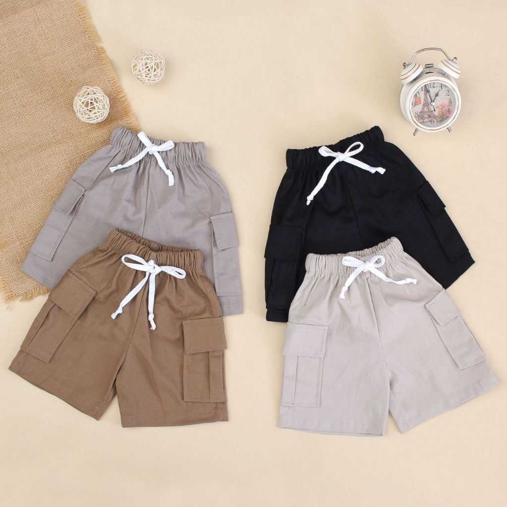 SHORT CARGO UNISEX || CELANA PENDEK CARGO ANAK COWOK CEWEK