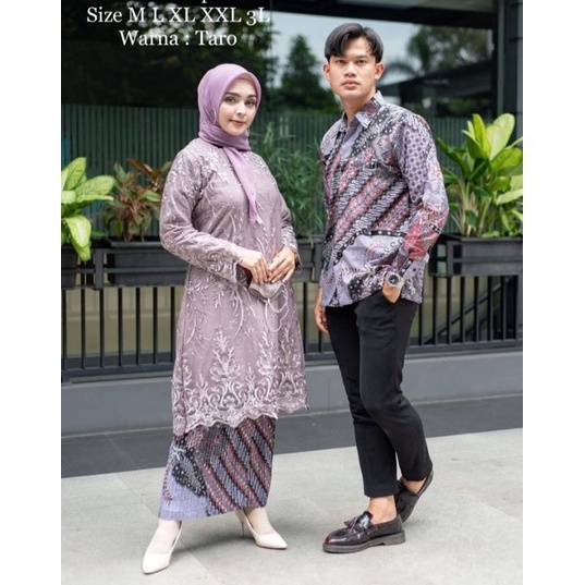 77 Set Kebaya Couple Aqilla  Kebaya Jumbo Modern  Batik Couple Pasangan