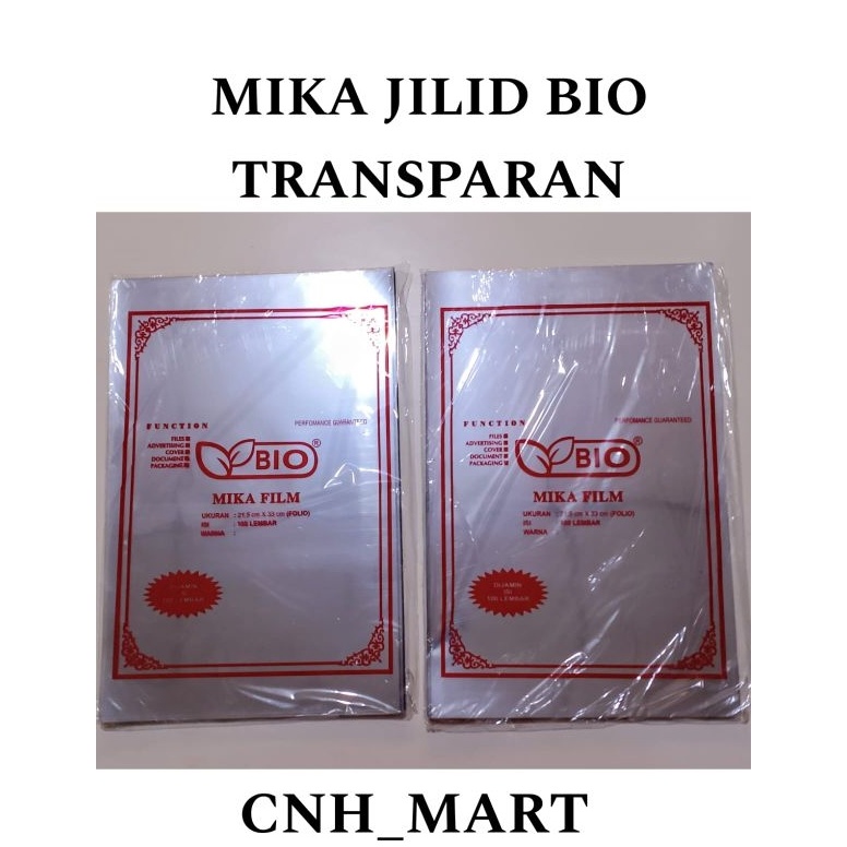 

KODE P56F 1 Pak 1PCS Plastik mika jilid transparan ukuran f 4 tebal 7 mm plastik mika mika jilid Bio