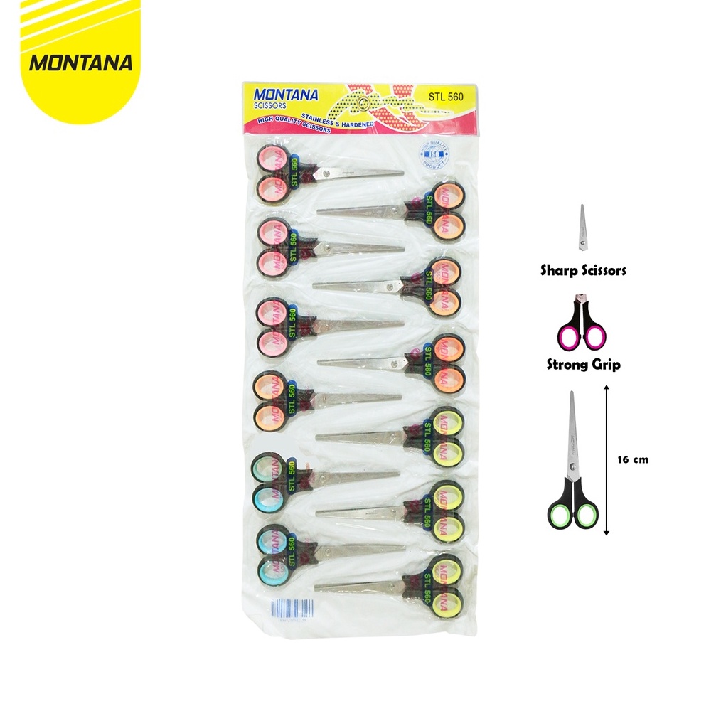 

KODE Q18Q MONTANA Scissors Gunting Montana STL56