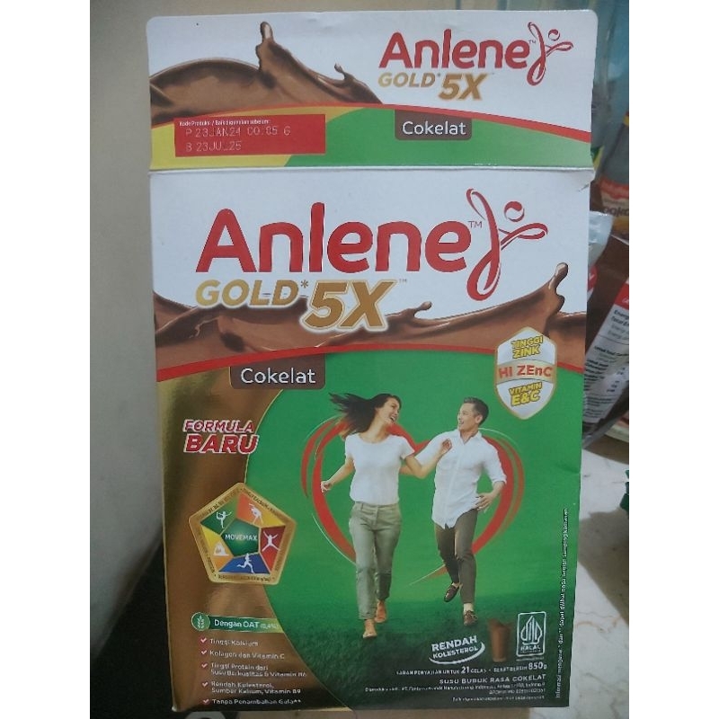 

[Preloved] Anlene Gold 5x Susu Bubuk Dewasa Cokelat (Sudah Dibuka)