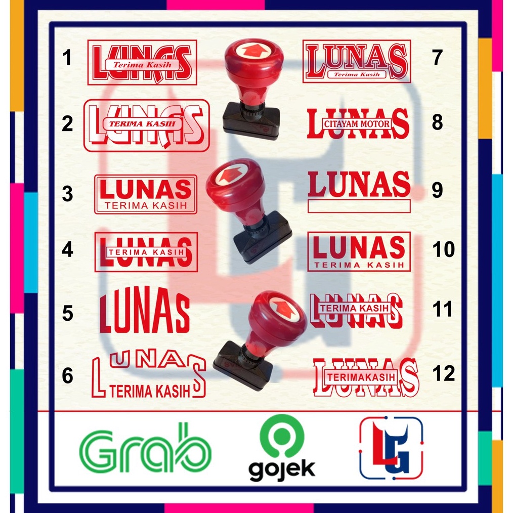 

KODE O18E Stempel Flash Lunas Otomatis