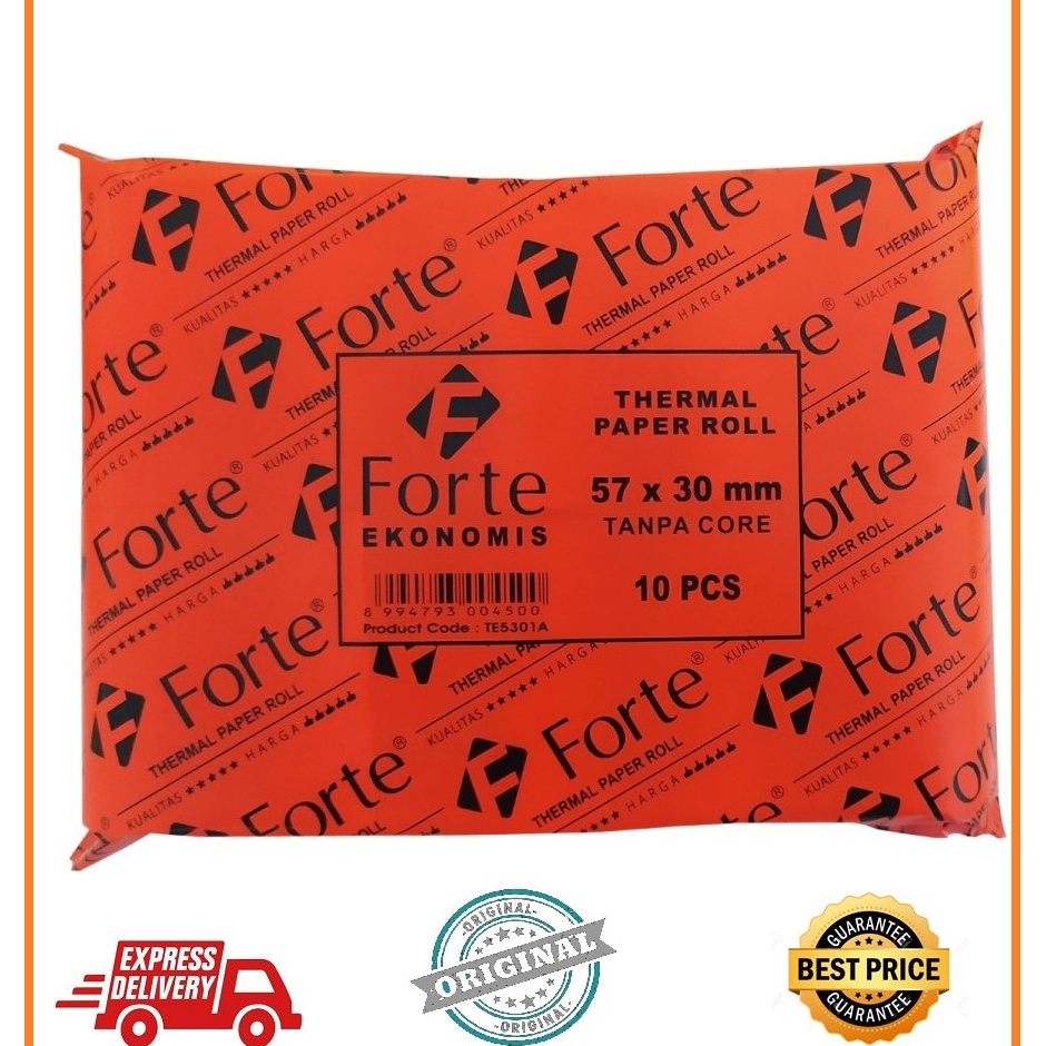 

KES THERMAL FORTE EKONOMIS 57X3 1 PACK ISI 1 ROLL KES STRUK KASIR