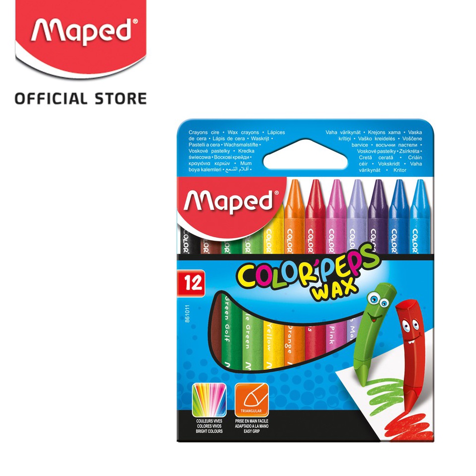 

Harga Murah Maped Wax Crayon 12 Cardboard