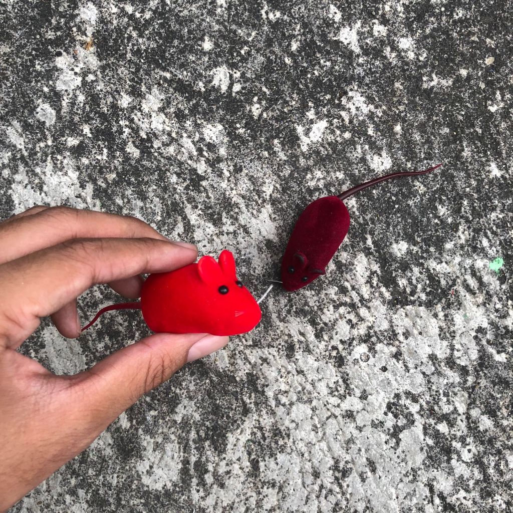 MAINAN KUCING TIKUS MIRIP ASLI BISA BUNYI