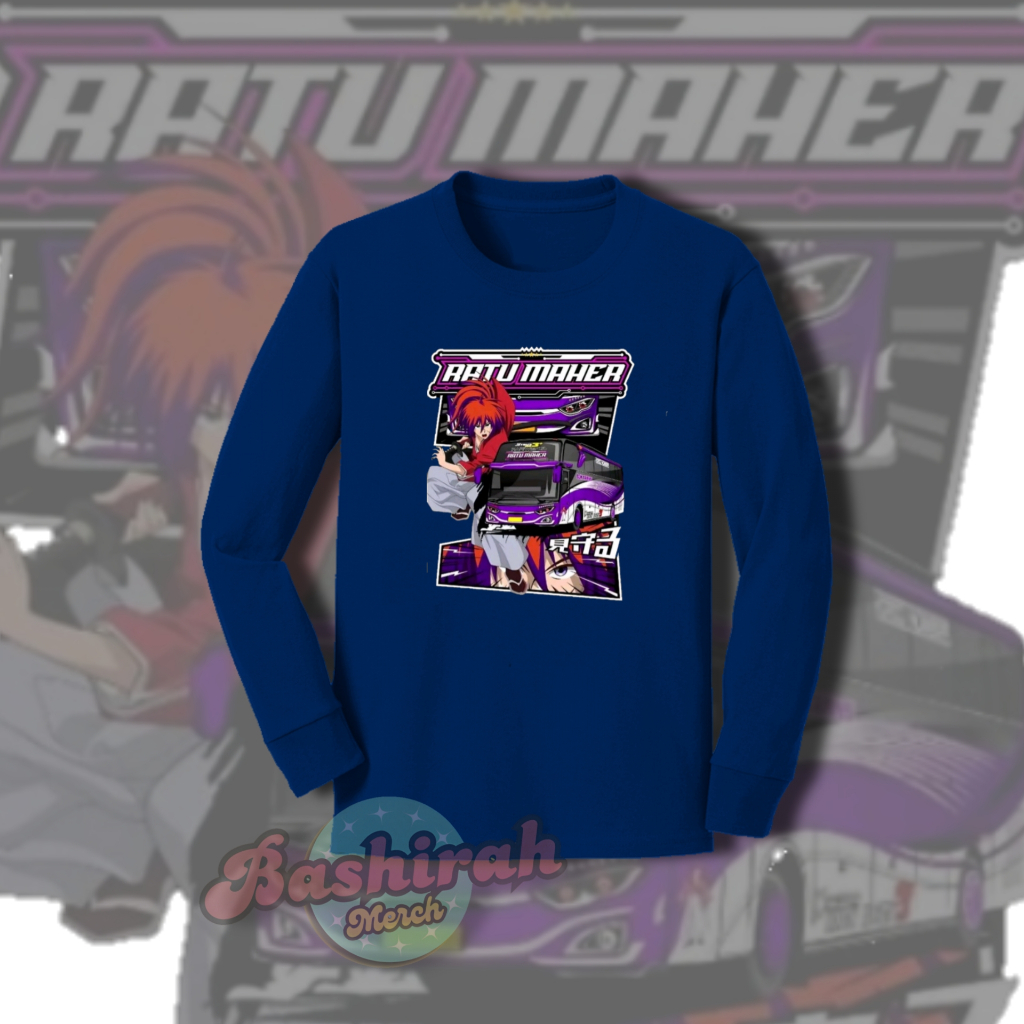 Kaos lengan panjang anak Bus Ratu Maher / Kaos lengan panjang anak Ratu Maher