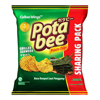 

Potabee Keripik Kentang Rumput Laut Panggang Sharing Pack 120 gr