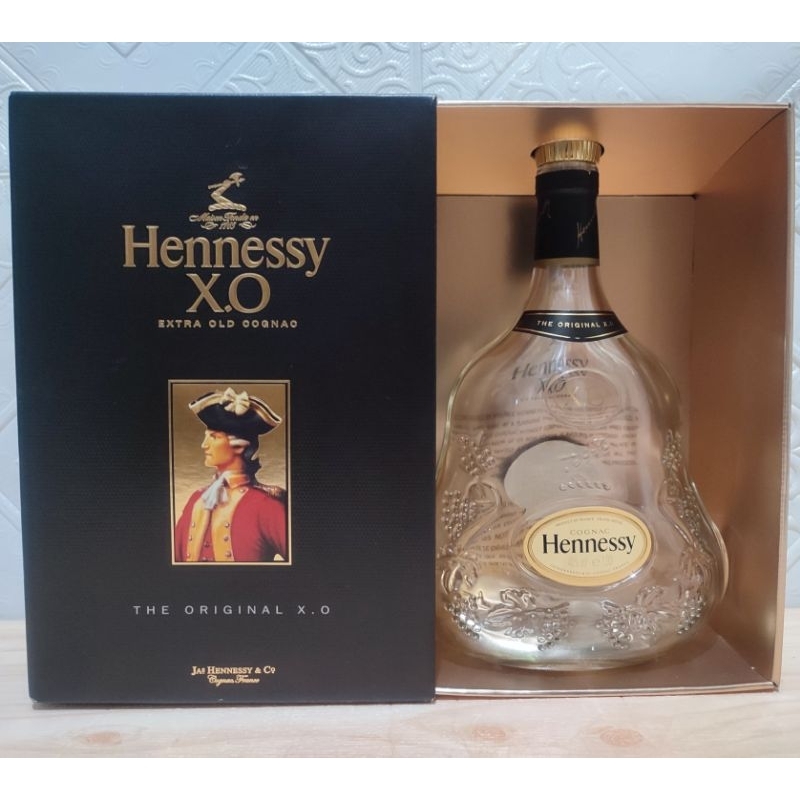 botol kosong hennesy xo for display