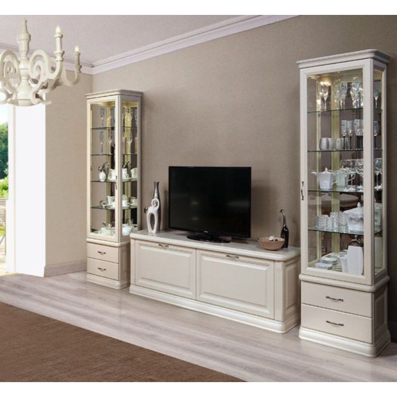 BUFET TV MINIMALIS KAYU JATI_BUFET TV DUCO