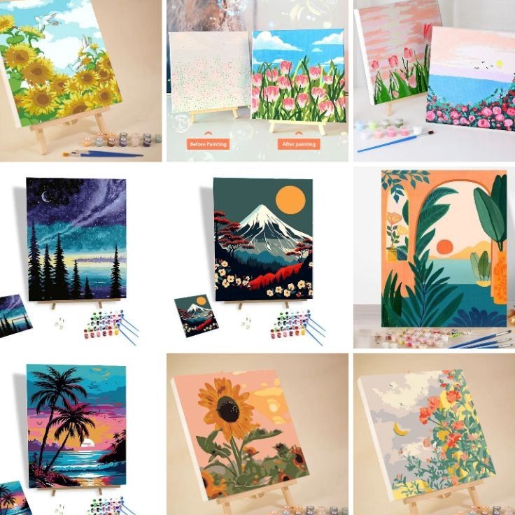 

Harga Promo Painting By Numbers Handmade Painting On Canvas Gift