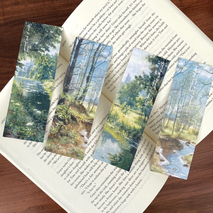 

bookmarks winterspring set of 4 by room189