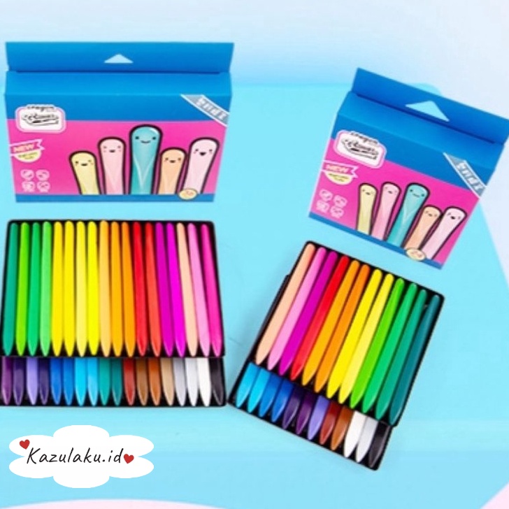 

Sale KAZULAKU CRAYON LAB MEWARNAI ANAK CRAYON TRIANGULAR ISI 36 WARNA