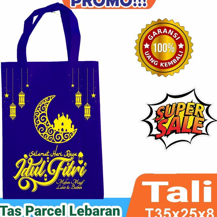 

Berkualitas Tinggi PROMO Tas PARCEL LEBARAN UKURAN T35x25x8 Per 12 pcs 1 Lusin