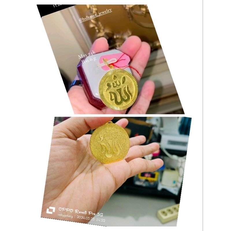 dinar new koin diameter 4cm