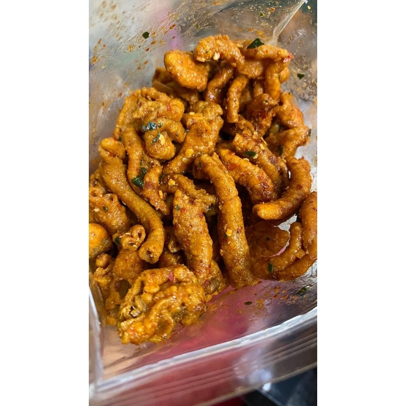 

usus ayam crispy 250gram (pedas/original)