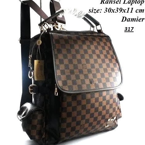 Tas Ransel Wanita 317 Backpack Ransel Laptop 3in1 Tas Batam Import Murah
