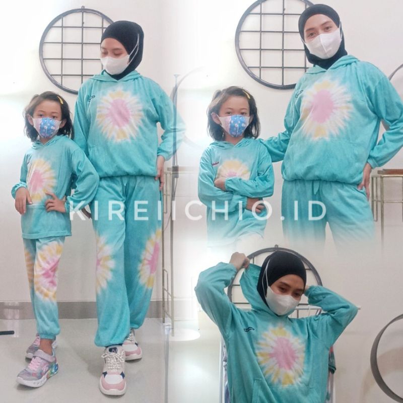 OneSet Hoodie / Setelan Hoodie Kaos Katun Dan Daster by kireiichio