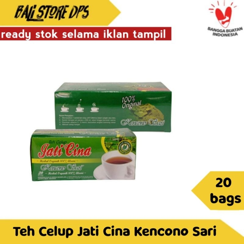 

Teh Celup Jati Cina Kencono Sari Original 100% Alami isi 20 bags