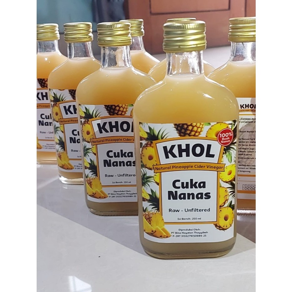 

KHOL Cuka Nanas 250 ml 100% Buah Nanas