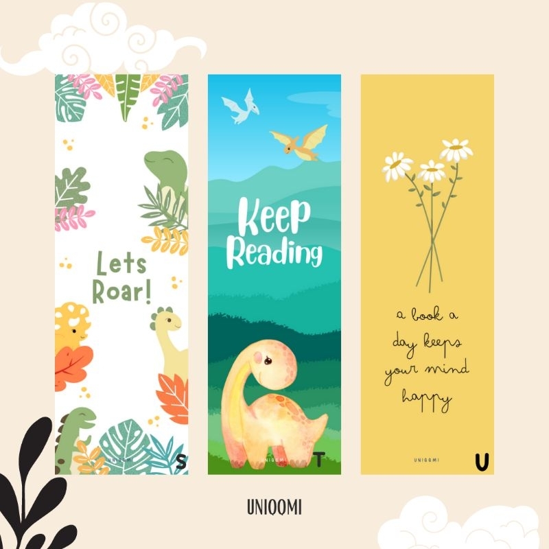 

BOOKMARK CUSTOM 1 DESAIN SATUAN