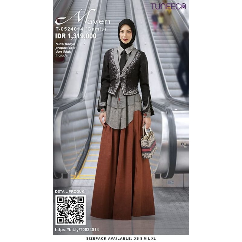 TUNEECA MAVEN/ gamis terbaru Tuneeca