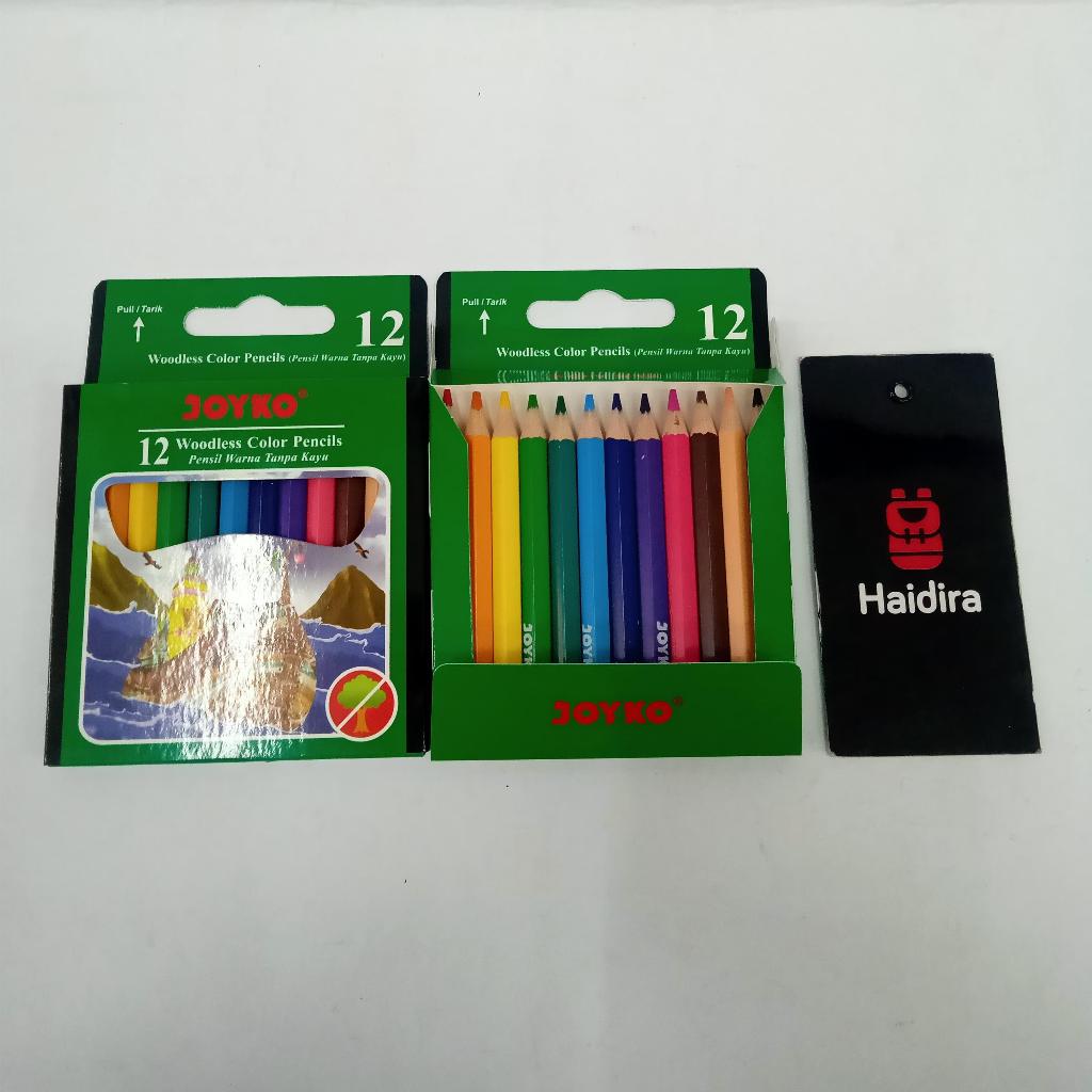 

Pensil Warna Joyko 12 Pendek / Cp - 107 / (1set)