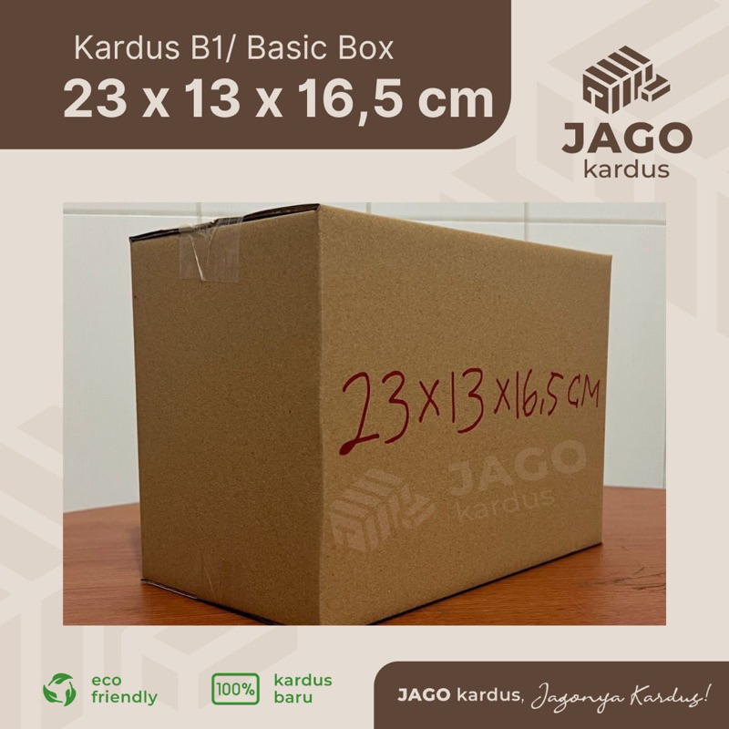 

Kardus Box Baru Polos Uk 23x13x16,5 cm