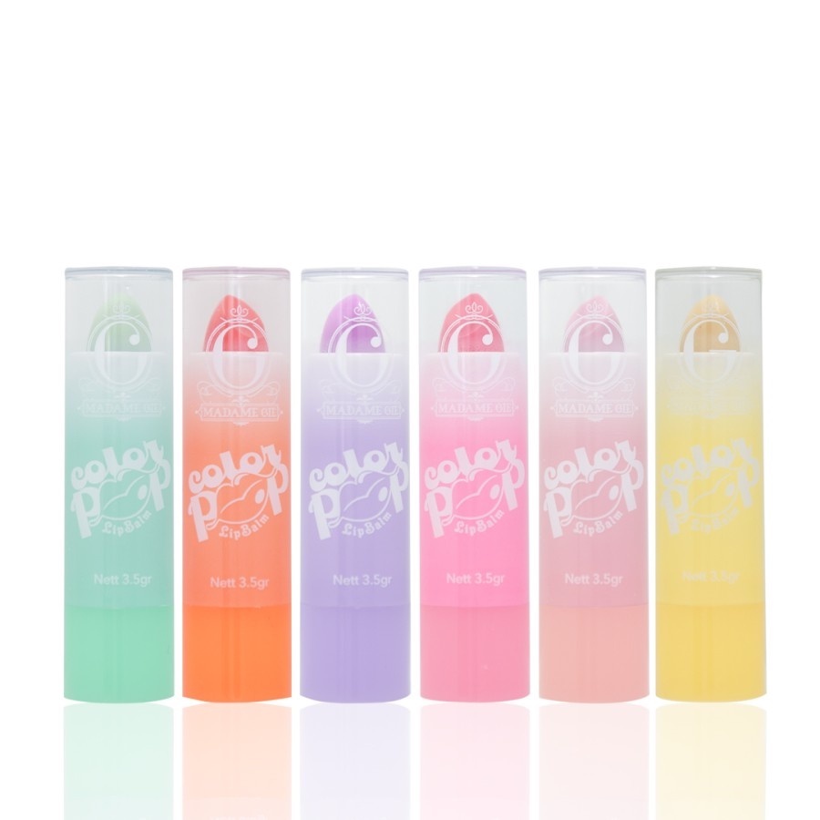 MADAME GIE COLOR POP LIP BALM | MadameGie Lip Balm | Pelembab Bibir