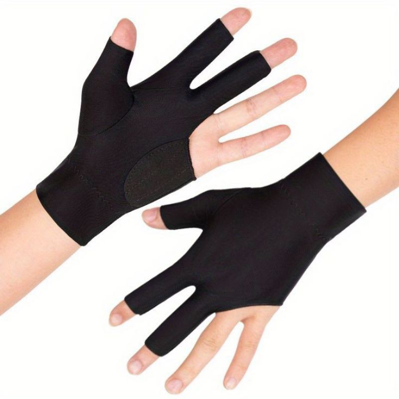 Sarung tangan billiard hand glove billiard sarung tangan 3 jari#SARUNG#TANGAN#BILLIARD#POLOS#BILLIAR