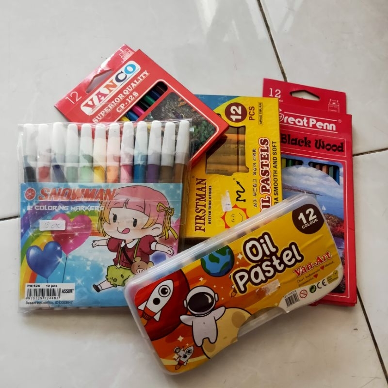

Spidol, Pensil warna & Crayon