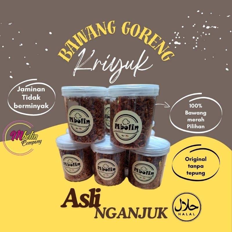 

BAWANG GORENG MBOLIN PREMIUM 100g
