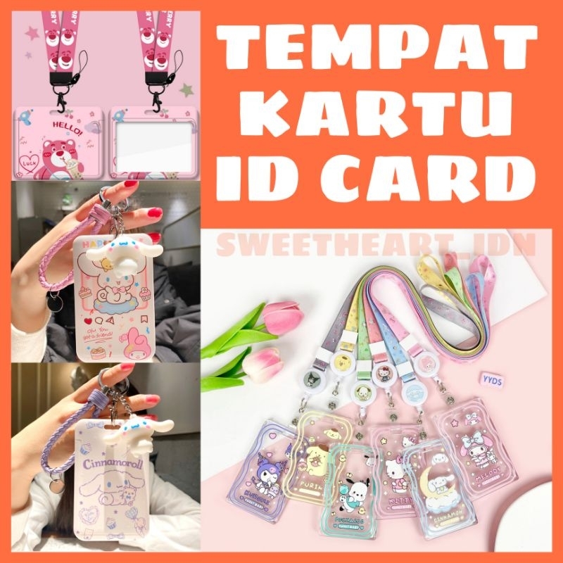 

New Gantungan Name Tag Id Card Holder / Gantungan Kartu Nama / Tempat Kartu Id Card Holder Gantung