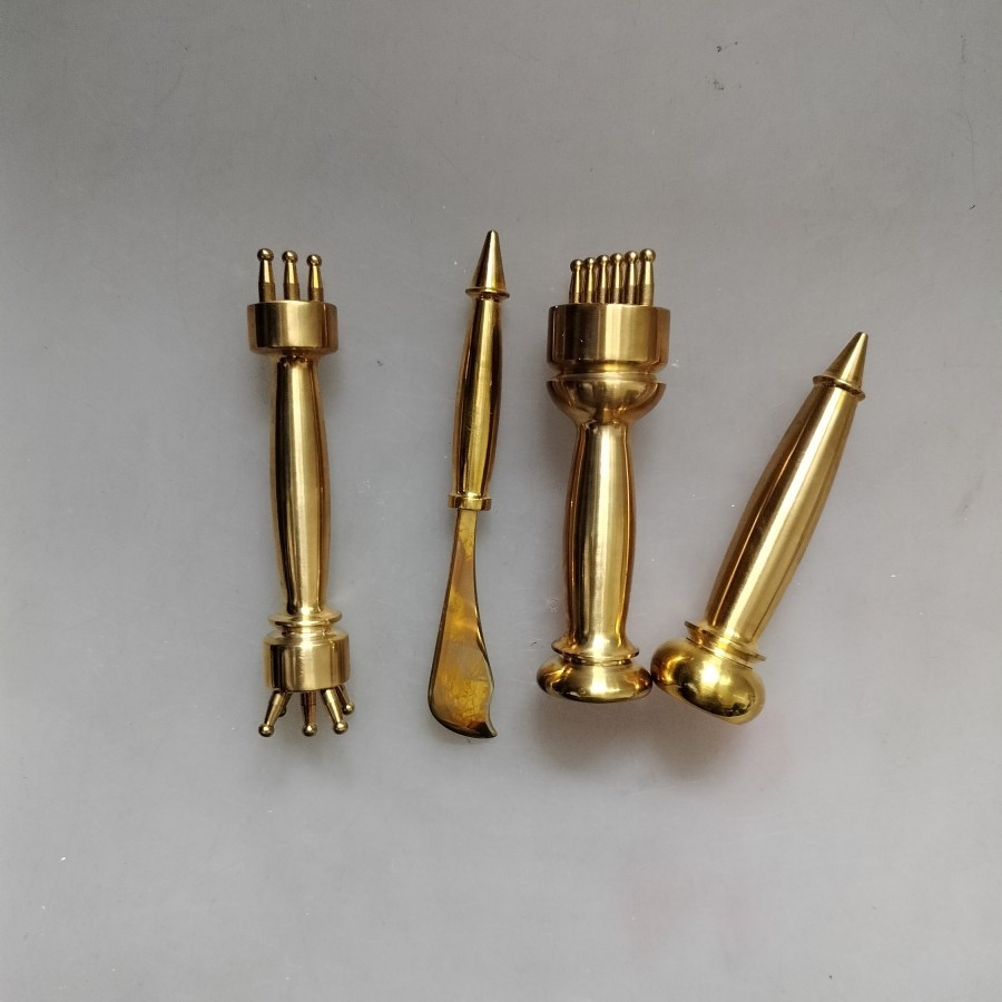 alat terapi tuina chuzhen tembaga set