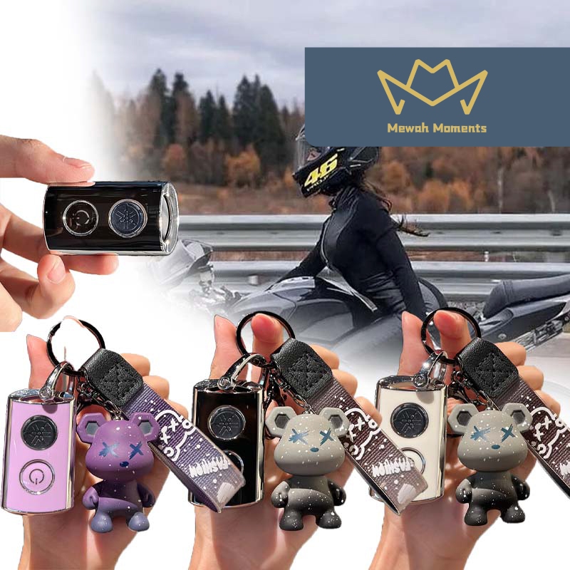 Gantungan Kunci/Sarung Cover Kunci/Kunci Remote/Key Protector/Yamaha Nmax/Case Kunci Motor Amaha Nma