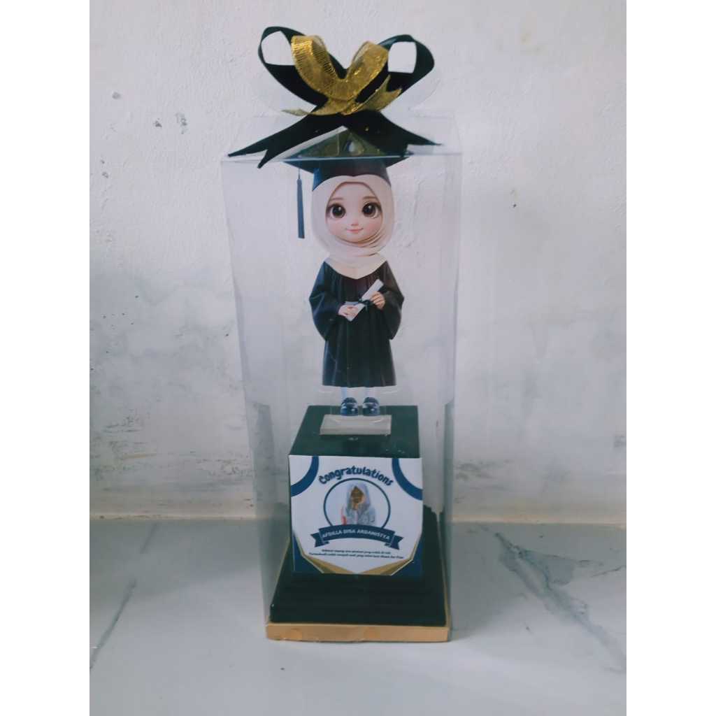 plakat tk kartun wisuda akrilik souvenir kelulusan sekolah plakat akrilik piala akrilik