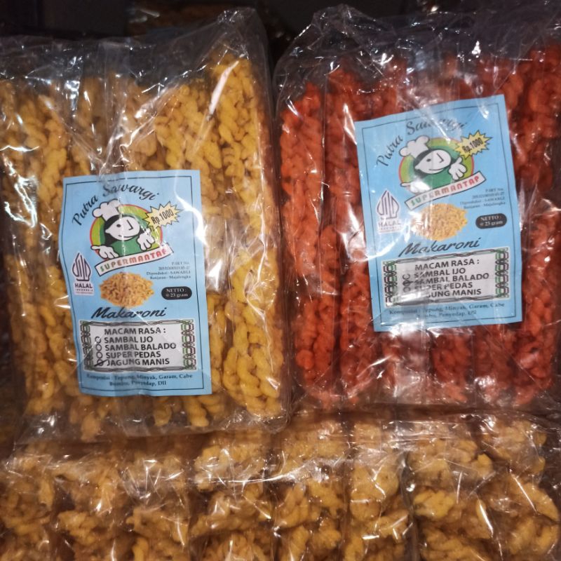 

Makaroni Macaroni Ulir Rasa Balado Jagung Asin Lezat Gurih