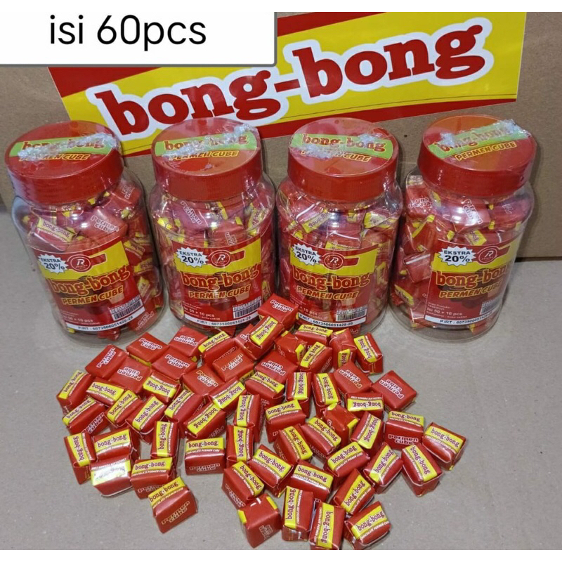 

Permen Cube Bong-Bong Termurah 1 toples isi 60 pcs