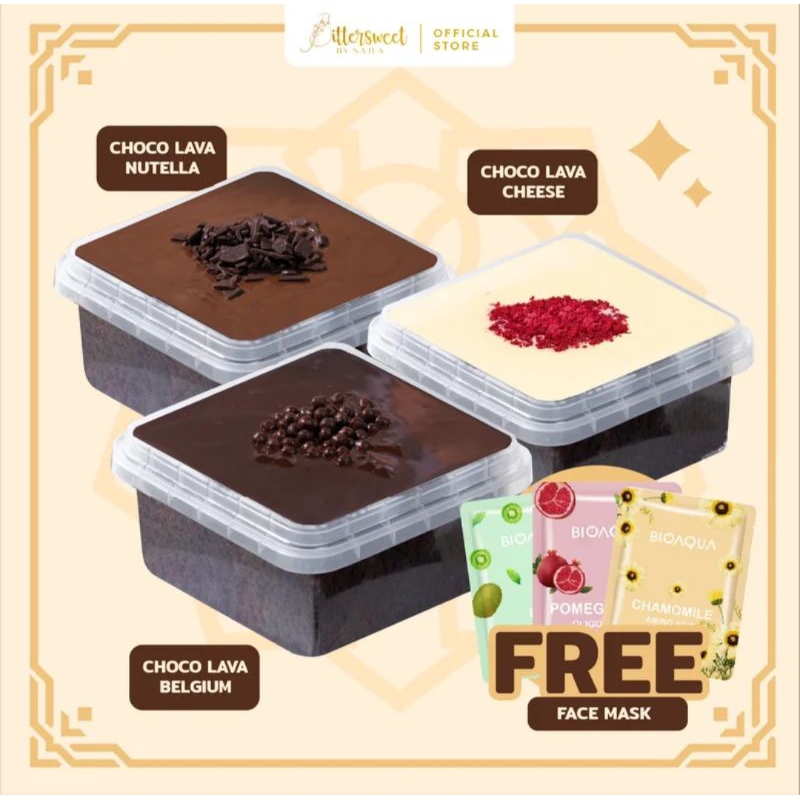 

FREE MASKER SADOER , CHOCO LAVA BITTERSWEET BY NAJLA (HARGA SATUAN)